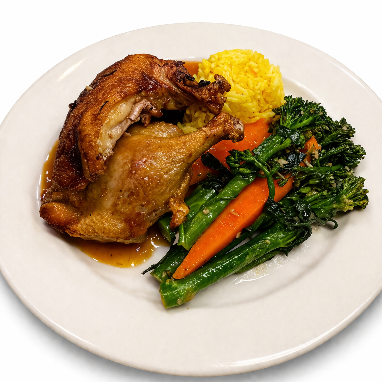 half organic roasted chicken